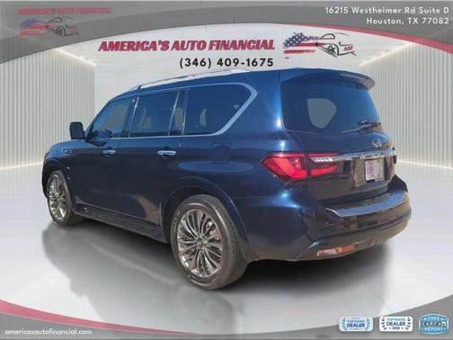 Blue 2019 INFINITI QX80 Luxe