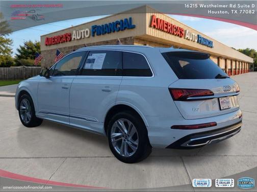 Carrara White 2021 Audi Q7 45 Premium Plus