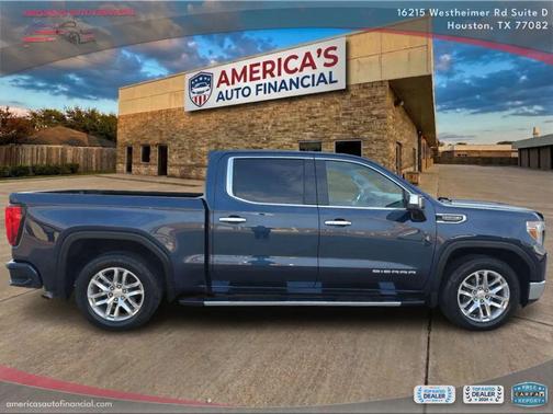 Pacific Blue Metallic 2020 GMC Sierra 1500 SLT