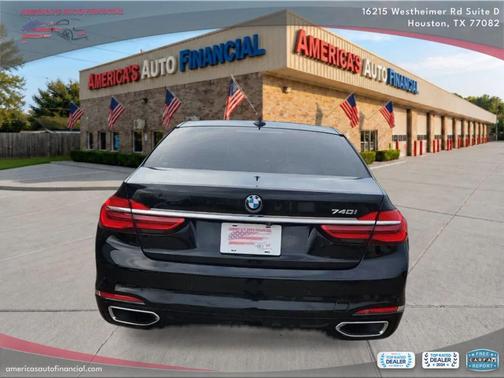 Black 2017 BMW 740 740i Sedan 4D