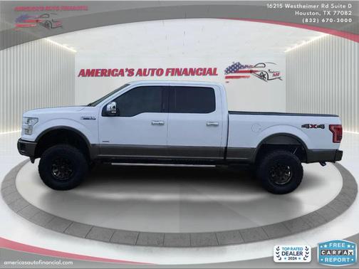 White 2016 Ford F-150 Lariat