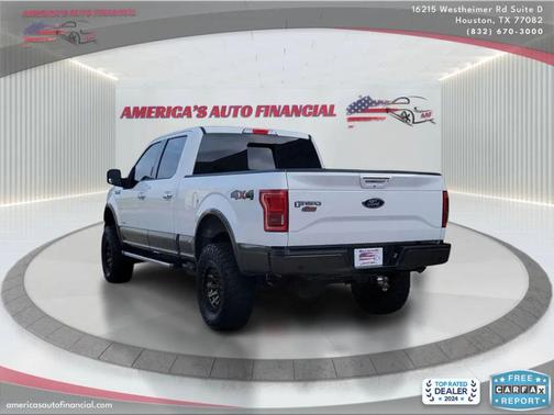 White 2016 Ford F-150 Lariat