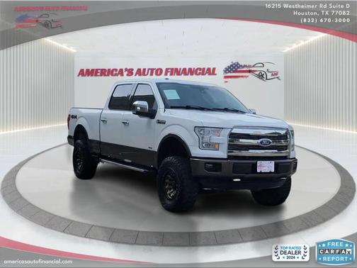 White 2016 Ford F-150 Lariat