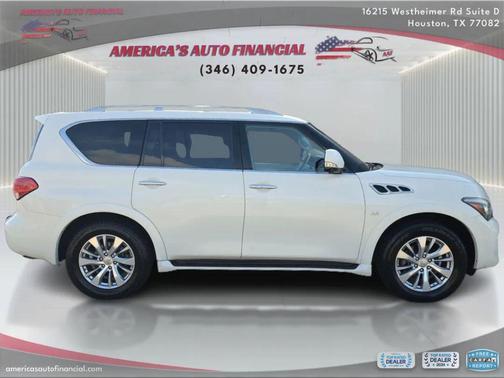 White 2016 INFINITI QX80 Base