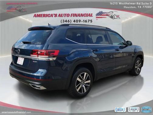 Blue 2022 Volkswagen Atlas 2.0T SE