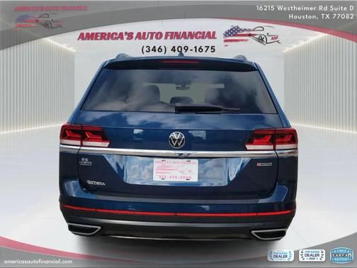 Blue 2022 Volkswagen Atlas 2.0T SE