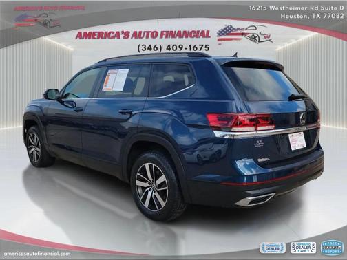 Blue 2022 Volkswagen Atlas 2.0T SE