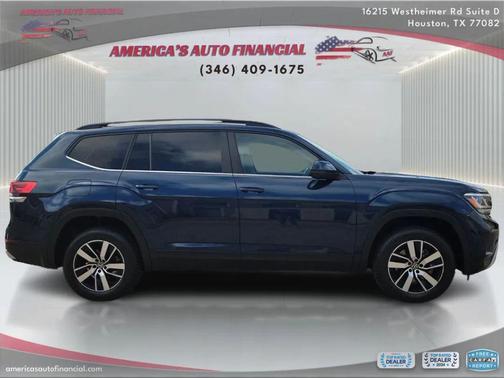 Blue 2022 Volkswagen Atlas 2.0T SE