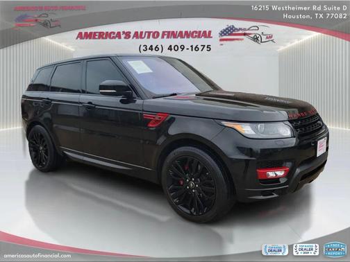 Black 2016 Land Rover Range Rover Sport Supercharged HSE