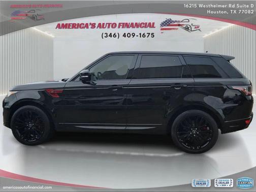 Black 2016 Land Rover Range Rover Sport Supercharged HSE