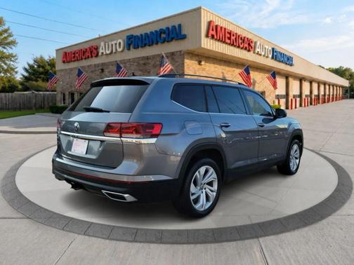 Gray 2021 Volkswagen Atlas SE w/Tech Pkg Sport Utility 4D