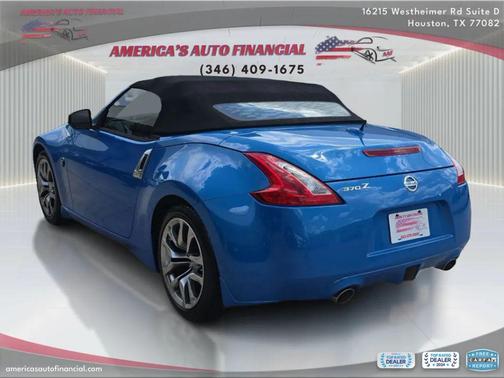 Blue 2010 Nissan 370Z Touring
