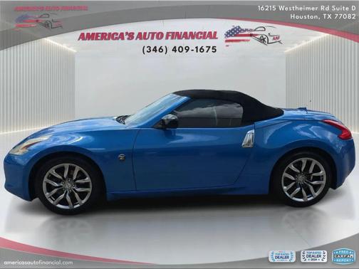 Blue 2010 Nissan 370Z Touring