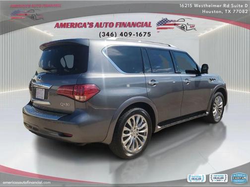 Gray 2017 INFINITI QX80 Base