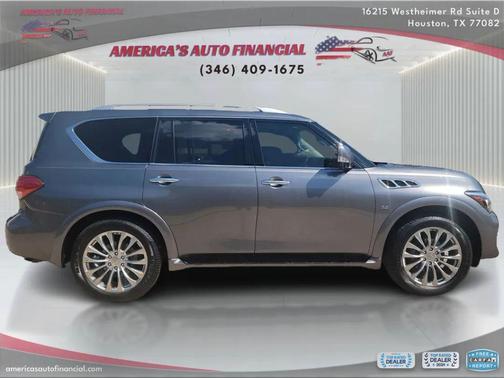 Gray 2017 INFINITI QX80 Base
