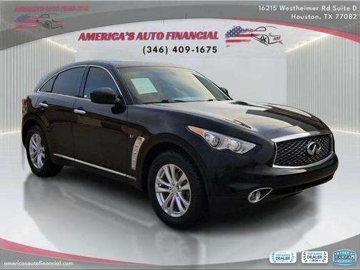 Black 2017 INFINITI QX70 Base