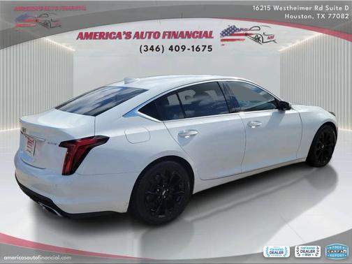 White 2022 Cadillac CT5 Premium Luxury