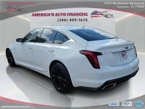 White 2022 Cadillac CT5 Premium Luxury