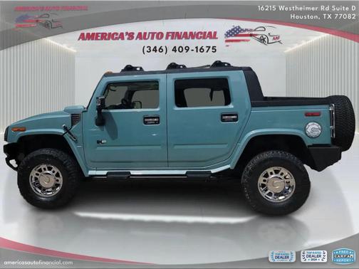 Blue 2007 Hummer H2 SUT