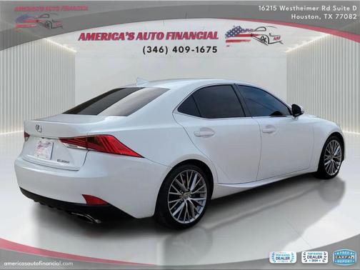 White 2017 Lexus IS 200t Base