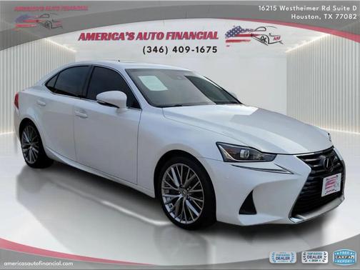 White 2017 Lexus IS 200t Base