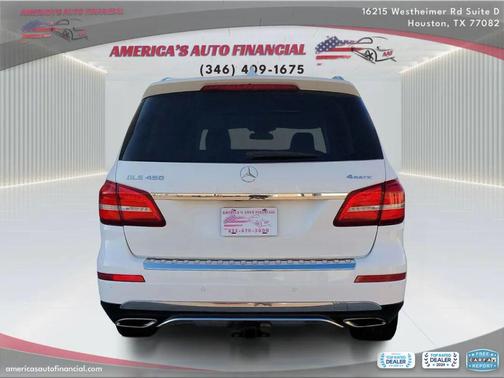 White 2017 Mercedes-Benz GLS 450 4MATIC