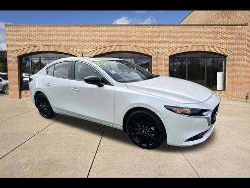 Snowflake White Pearl Mica 2026 Mazda Mazda3 AWD Sedan