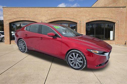 Soul Red Crystal Metallic 2026 Mazda Mazda3 FWD w/Preferred Package