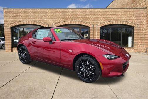 Soul Red Crystal Metallic 2025 Mazda MX-5 Miata RF Grand Touring