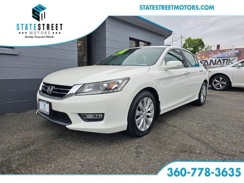 White Orchid Pearl 2013 Honda Accord EX-L