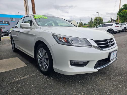 White Orchid Pearl 2013 Honda Accord EX-L