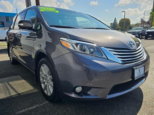 Predawn Gray Mica 2017 Toyota Sienna Limited Premium
