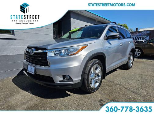 Silver Sky Metallic 2014 Toyota Highlander Hybrid Limited