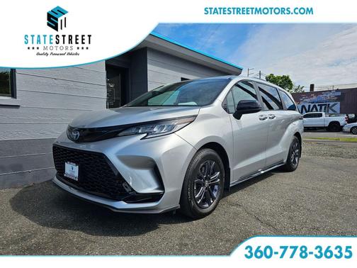 Celestial Silver Metallic 2025 Toyota Sienna XSE 7 Passenger