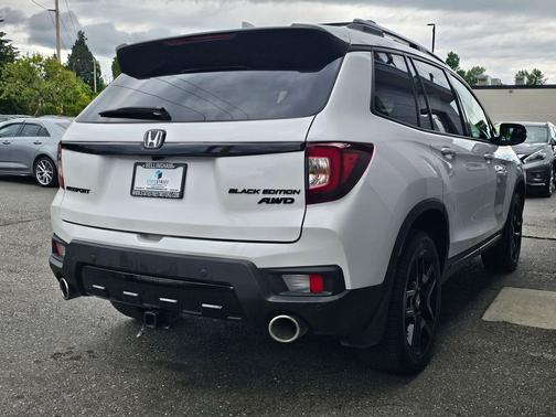 Platinum White Pearl 2024 Honda Passport AWD Black