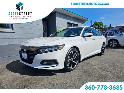 Platinum White Pearl 2018 Honda Accord Sport 2.0T