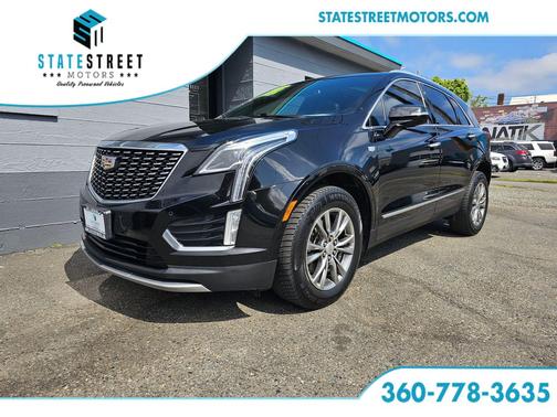 Stellar Black Metallic 2021 Cadillac XT5 Premium Luxury
