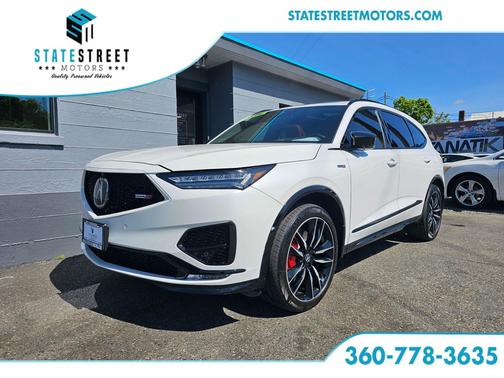 Platinum White Pearl 2024 Acura MDX Type S Advance Package