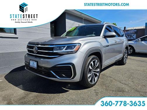 Pyrite Silver Metallic 2022 Volkswagen Atlas 3.6L SEL Premium