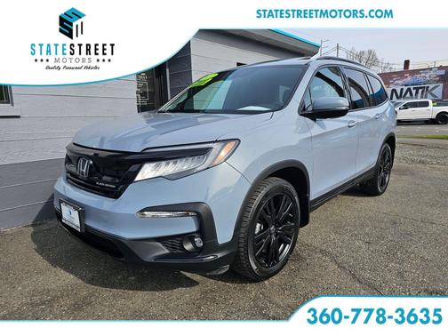 Steel Sapphire Metallic 2022 Honda Pilot AWD Elite