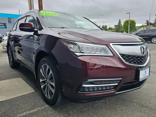 Dark Cherry Pearl 2014 Acura MDX 3.5L