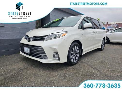 Blizzard Pearl 2019 Toyota Sienna Limited Premium