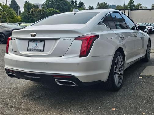 Crystal White Tricoat 2022 Cadillac CT5 Premium Luxury