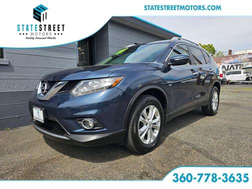 Arctic Blue Metallic 2015 Nissan Rogue SV