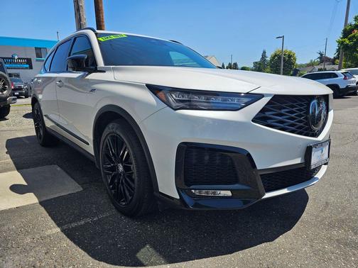 Platinum White Pearl 2025 Acura MDX A-SPEC Advance Package