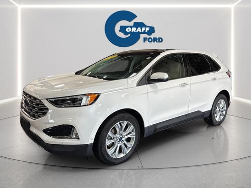 STAR WHITE 2020 Ford Edge Titanium
