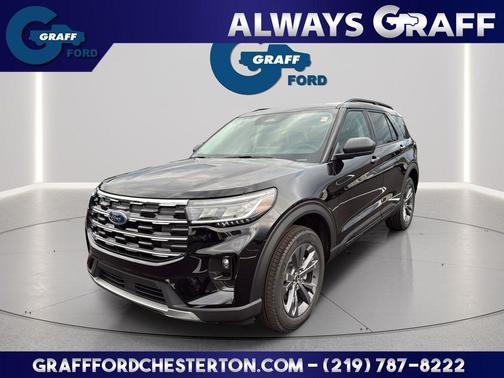 Agate Black Metallic 2026 Ford Explorer Active