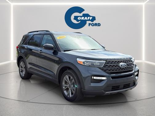 STONE BLUE METALLIC 2022 Ford Explorer XLT