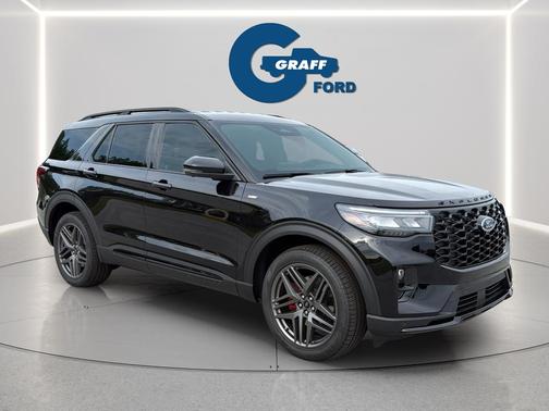 AGATE BLACK METALLIC 2026 Ford Explorer ST-Line
