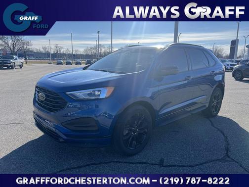 ATLAS BLUE 2022 Ford Edge SE